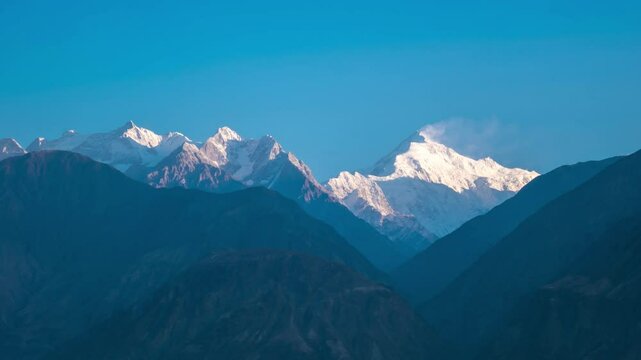 Rakaposhi, also known as Dumani, is a mountain in the Karakoram range in Gilgit-Baltistan, Pakistan.