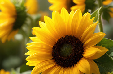 Obraz premium sunflower close up