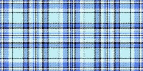Beautiful seamless blue and white plaid pattern. Ideal for textile design, fabric prints, wallpaper, scrapbooking, and more.  The subtle color variation adds a touch of elegance.