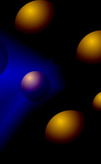 Abstract background filled with countless bubbles of different sizes, perfect for digital wallpaper or decor