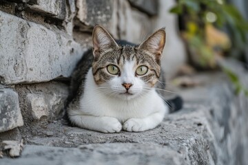 portrait of a cat, close up of a cat , international cat day, world animal day, animal adoption day, san francisco de assis , world cat day, background 