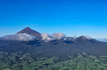 mountain view from the air