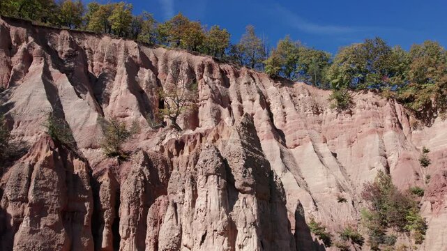 Sand pyramid near Foca in Bosnia and Herzegovina