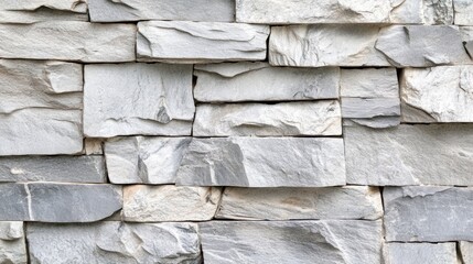 Detailed light gray stone wall texture with grunge elements, perfect for creating a modern and abstract close-up banner background