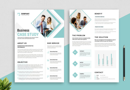 Modern Business Case Study Layout