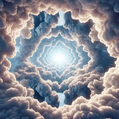 54 Mirrored Tunnel of Clouds Izobrajenie 1 iz 4