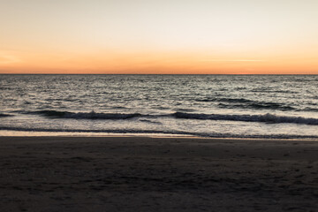Sunset at Longboat Key Island Beach, Sarasota Florida