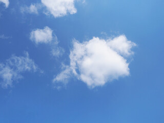 Obraz premium Blue sky and white cloud