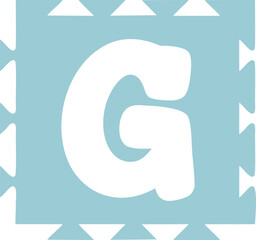 Alphabet Puzzle Decoration