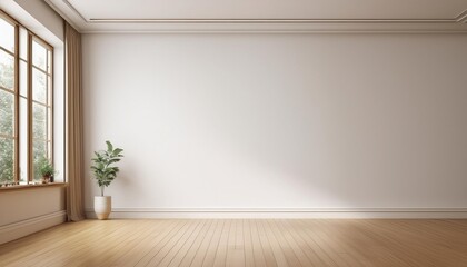Empty Room Interior Design Mockup - Minimalism