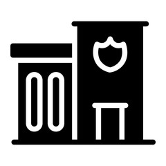 police station Solid icon