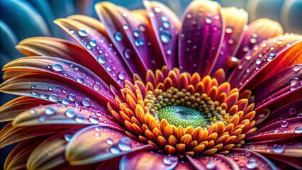 Vibrant Macro Flower Close-up: Delicate Petals & Pollen Details