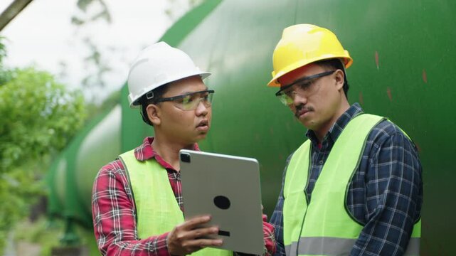 Project manager angrily confronting engineer for poor results. Supervisor dissatisfied with quality and safety violations in work. Workplace conflict, manager, anger, poor quality, mistake