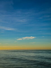 Fototapeta premium morning sky over the sea