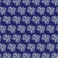 seamless pattern with snowflakes