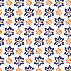 seamless pattern with flowers
