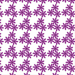 seamless pattern with pink flowers