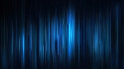 Abstract Background with Dark Blue and Glowing Particles