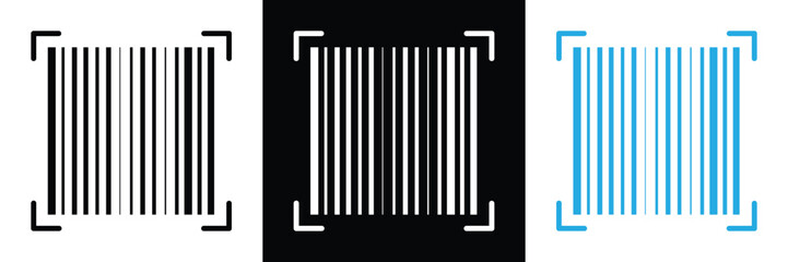 Barcode icon. flat style bar code vector on white background. vector illustration. bar code scan label for product price tag, Barcode vector icon with numbers. Easily editable in eps 10.