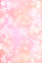桜　和柄　水彩　背景