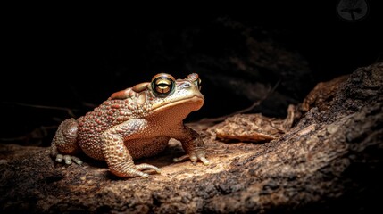 Fototapeta premium Stunning Toad Close Up Amphibian Reptile Wildlife Photography
