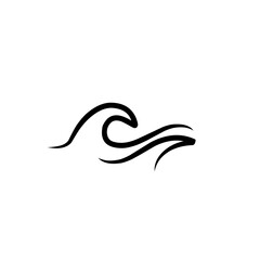 ocean wave of water icon