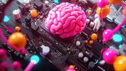 3d neural connections in digital realms