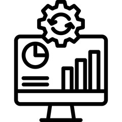 Online Analytic Processing Icon