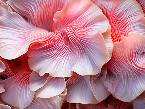 Gorgeous Close-up of Delicate Pink Peony Flower Petals