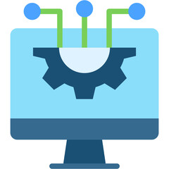 Fototapeta premium System Integration Icon