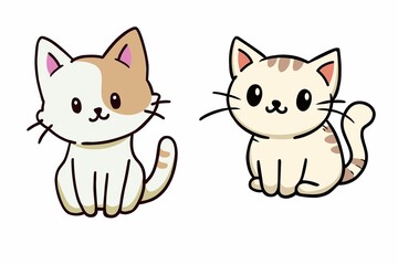Fototapeta premium cat and dog