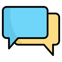 Naklejka premium Speech Bubble Icon