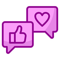 Fototapeta premium Social Media Icon