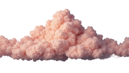Fluffy Pink Cloud Transparent Background