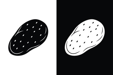 Potato Line Icon with Editable Stroke Clean and Modern Design