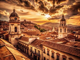 Vintage Postcard: Sucre & La Paz, Bolivia's Historic Capitals