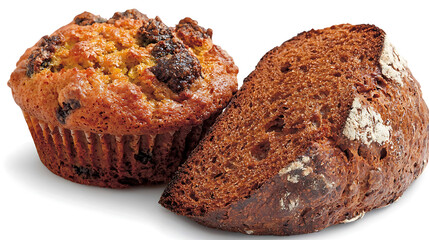 Freshly Baked Muffins and Bread A Culinary Delight in a Cozy Kitchen Setting
