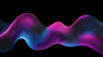 Abstract mesh of vibrant neon colors blending into each other, forming a fluid and dynamic design.