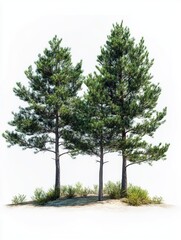 Trees Sitting Together