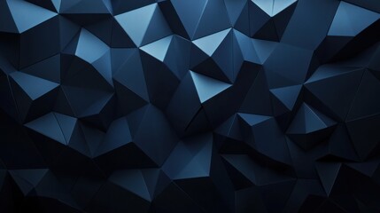 Fototapeta premium a dark blue abstract background with a lot of cubes