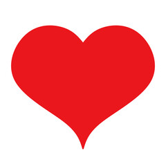 hearts in red color, Red heart icons set vector,