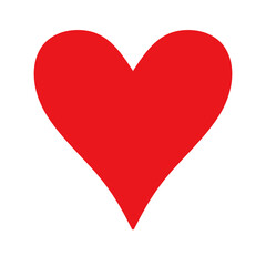 hearts in red color, Red heart icons set vector,