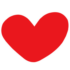 hearts in red color, Red heart icons set vector,