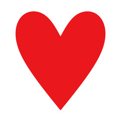 hearts in red color, Red heart icons set vector,