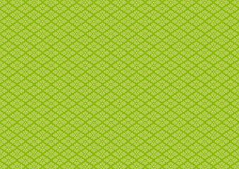 花菱　背景　黄緑　和風　和柄　ベクター