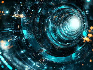 Obraz premium abstract technology communication concept background