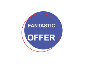 Fantastic offer web banner templates. ribbon banner, isolated on white background.
banner design vector illustration