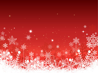 Red Christmas abstract background.