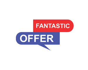 Obraz premium Fantastic offer web banner templates. ribbon banner, isolated on white background. banner design vector illustration