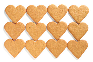 Heart shaped cookies